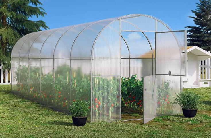 теплица из поликорбоната